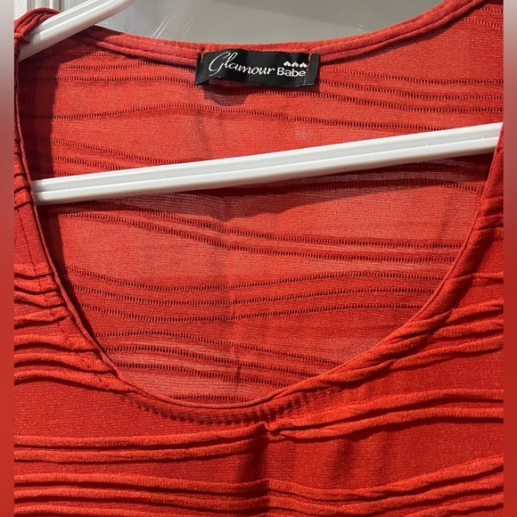 Women red dress - Picture 3 of 6